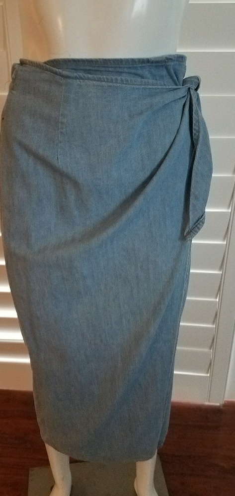 Wrap around long skirt